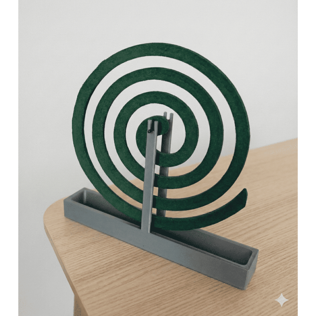 Suporte PARA Espiral Repelente estiloso | acabe com as cinzas espalhadas na mesa em Oferta na Shopee