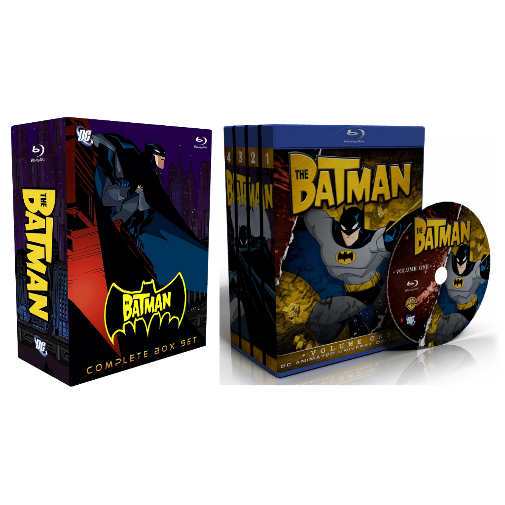 Blu-ray Box desenho O Batman - The Batman - 2004 - Edição completa + Filme em Bluray.