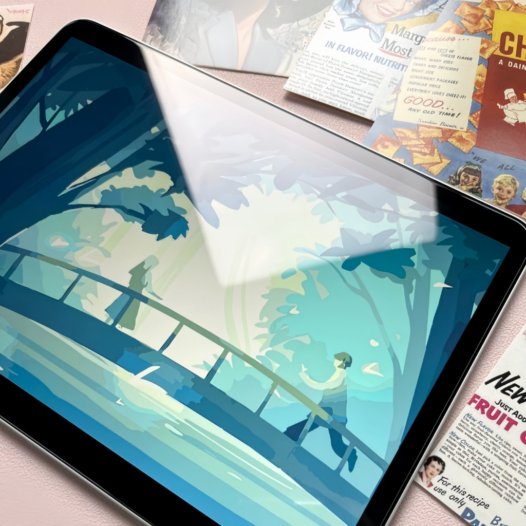 Pelicula De Vidro Temperado Para Tablet de Com Protecao Completa iPad 12/11/A18/A16/10/Mini/Air 5/6/7/8 M2/M3 Pro M4/M5 — imagem 2 de 2