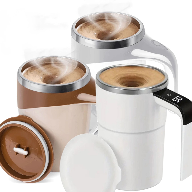 Caneca Misturadora Automática Elétrica USB Bateria Recarregável Mixer Café 380ml