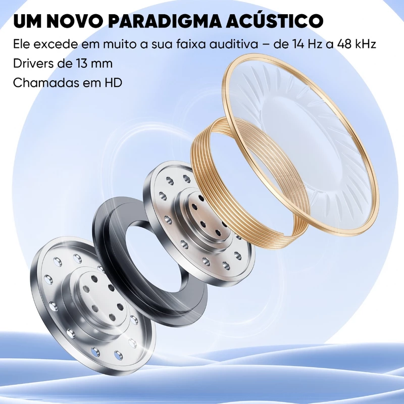 Fone de Ouvido Bluetooth 5.3 TWS Inova com Microfone HiFi — foto 4