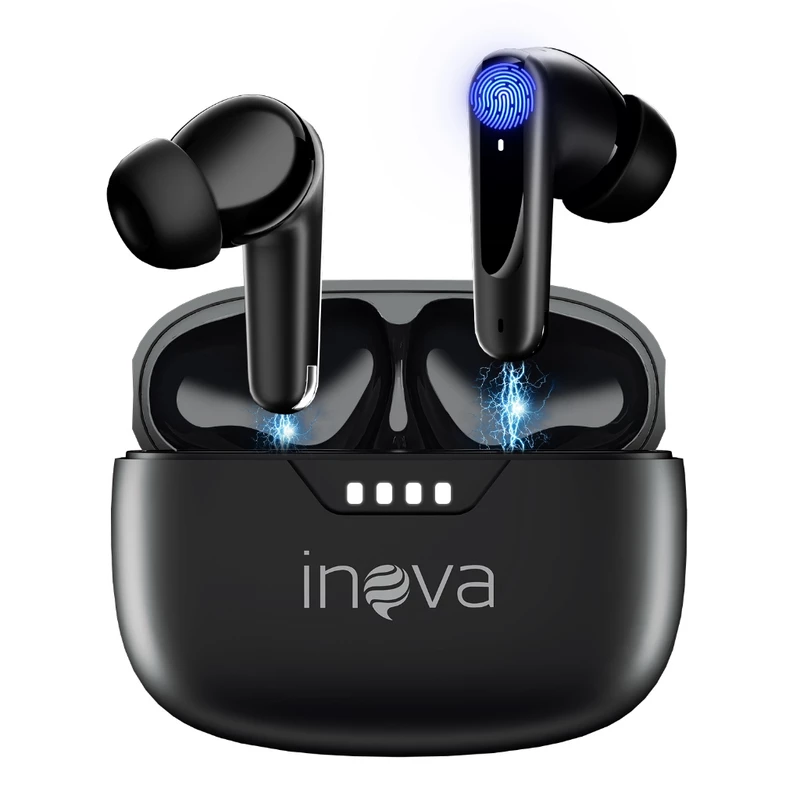 Fone de Ouvido Bluetooth 5.3 TWS Inova com Microfone HiFi