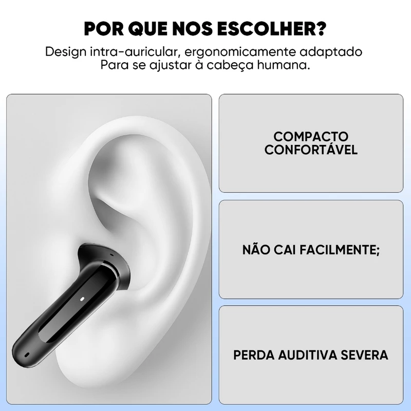 Fone de Ouvido Bluetooth 5.3 TWS Inova com Microfone HiFi — foto 7