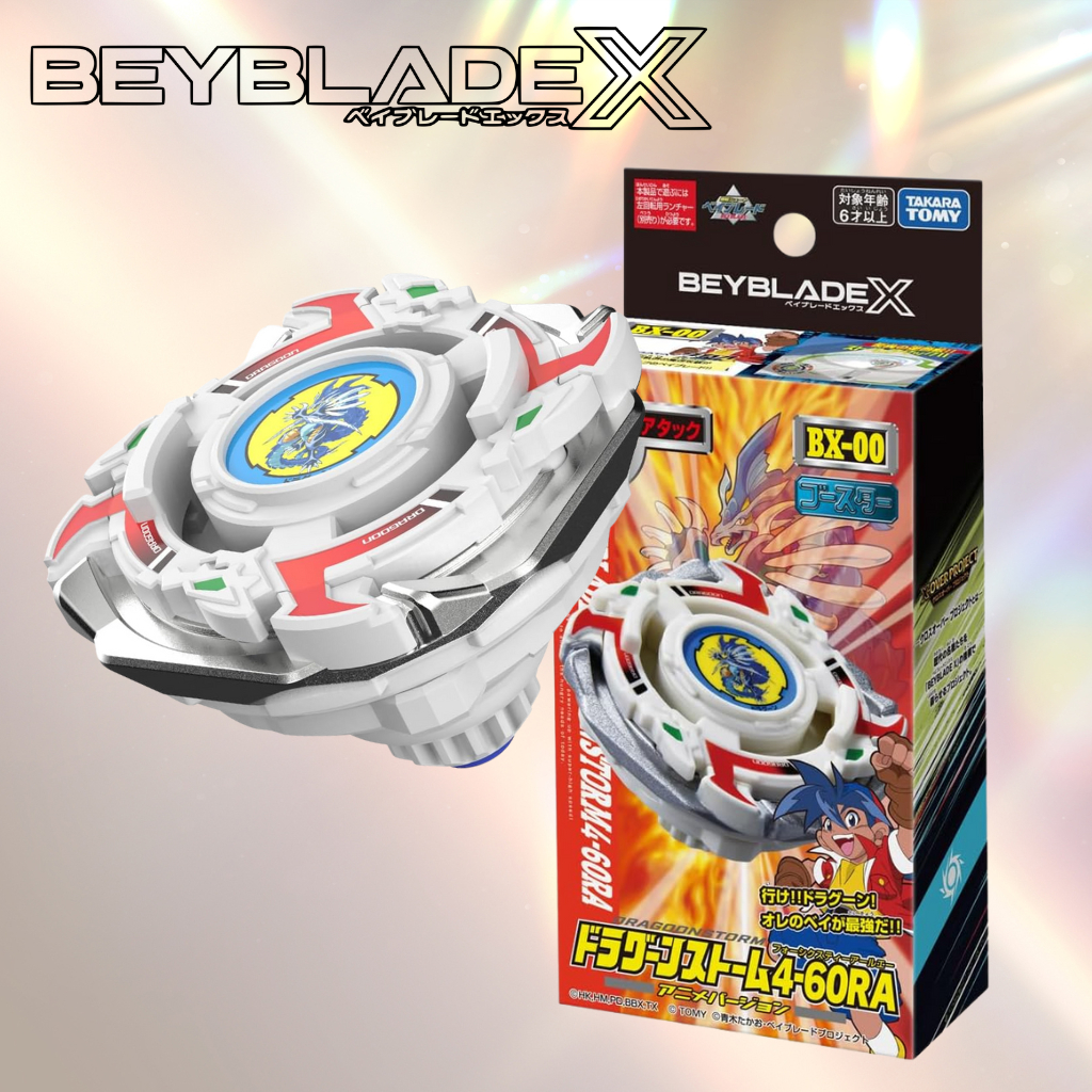 Takara Tomy BEYBLADE X BX-00 Tempestade De Dragão 4-60RA Booster | Edição Autêntica Do Japão Selado em Oferta na Shopee