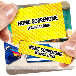 ✅ ETIQUETA ESCOLAR COLORIDA 🌟 KIT PEQUENO ♡ 45 UN ⚠️ CABE NOME E SÉRIE 🔥IDEAL PAR MATERIAL ESCOLAR em Oferta na Shopee