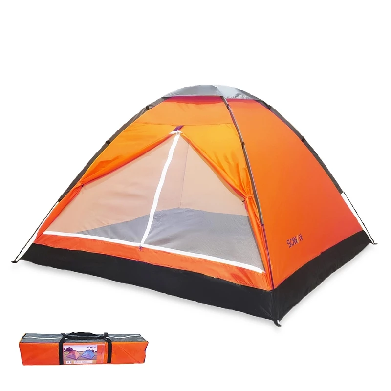 Barraca de Acampamento à Prova d'Água para 3-4 Pessoas 210x210x130cm — foto 6
