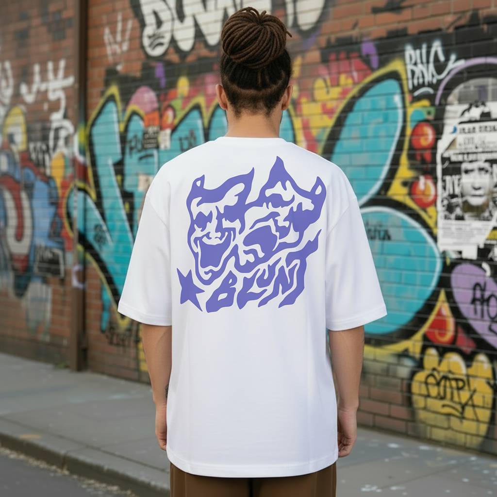 Camiseta Oversized Assalt Streetwear Estampada Moda Urbana Estilo Rua Camisa Larga Manga Curta Jovem