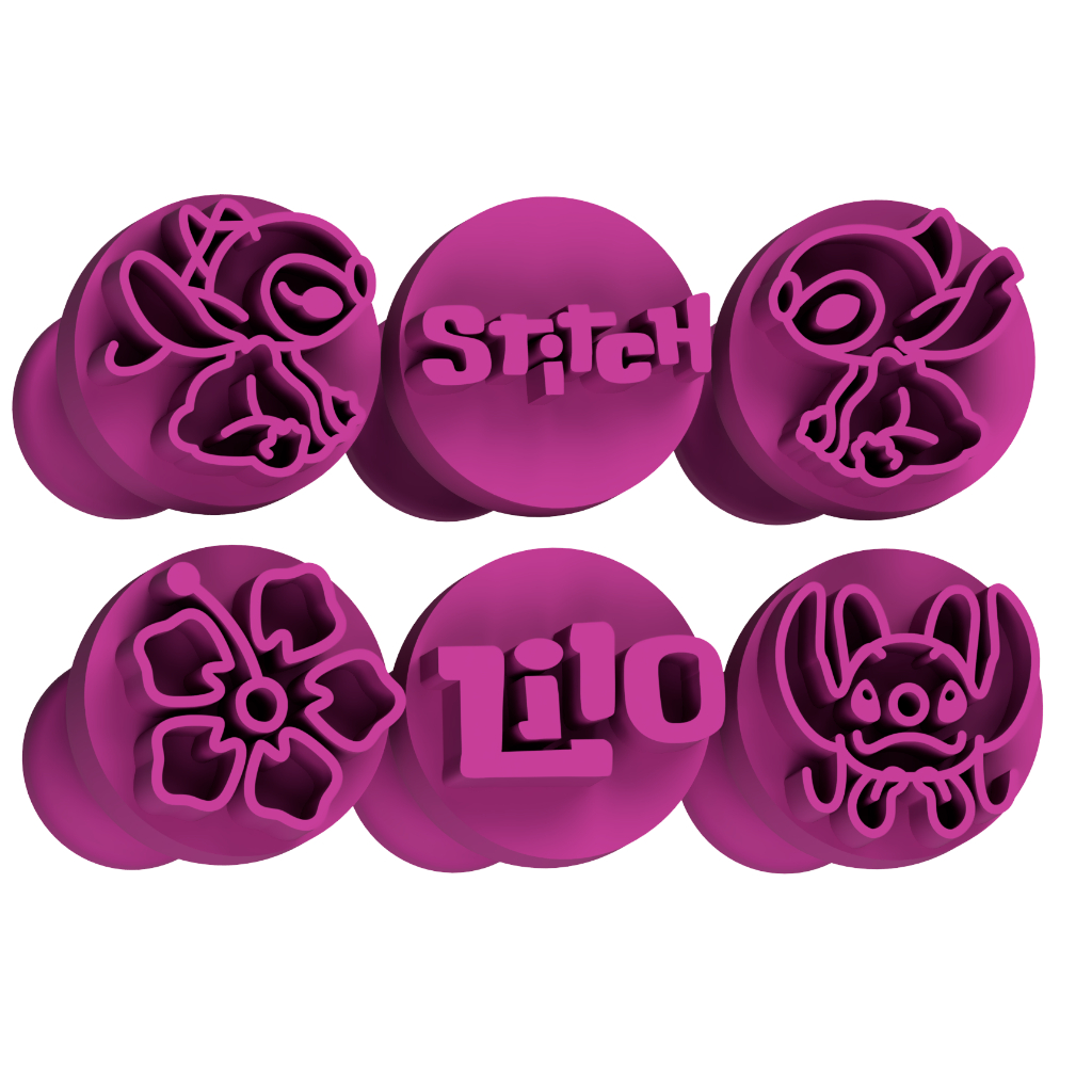 Carimbo para Doces Brigadeiro - Lilo e Stitch em Oferta na Shopee
