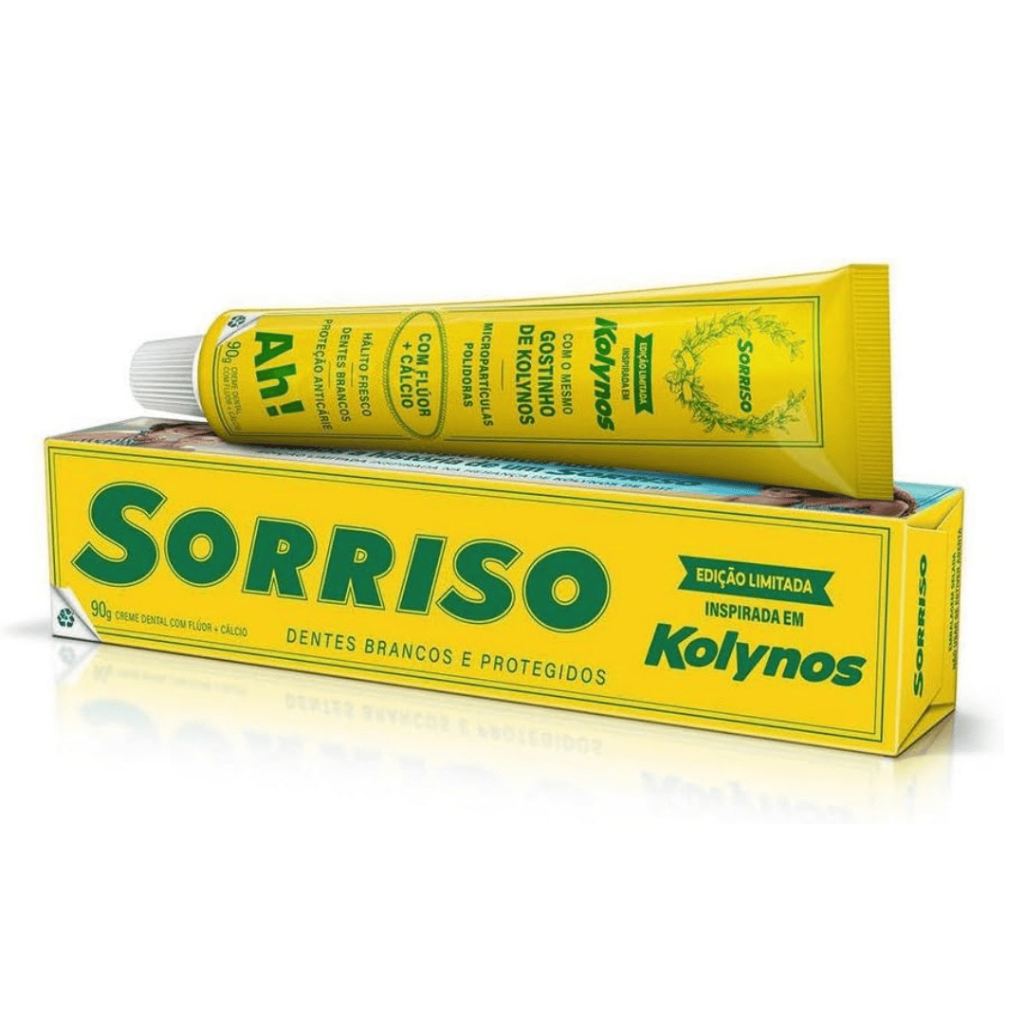 Creme Dental Sorriso Edicao Limitada Kolynos 90g em Oferta na Shopee