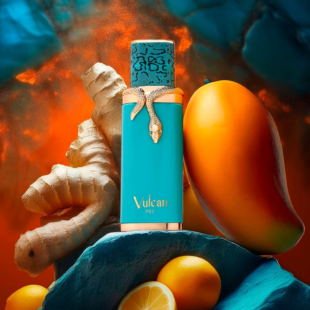 Kit Perfume Árabe Masculino Vulcan Feu e Vulcan Black Friday French Avenue Original