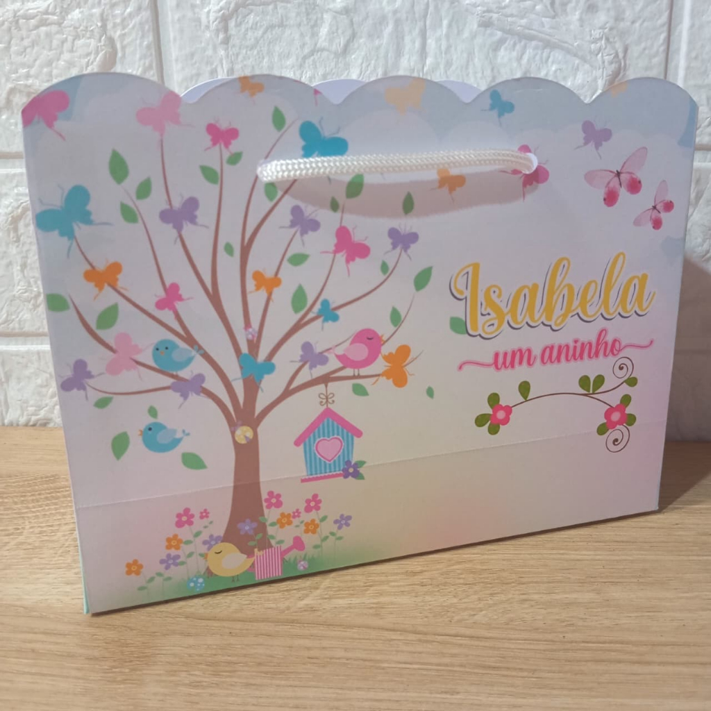 Sacolinha Surpresa Jardim Encantado Personalizada (PEGUE E MONTE) | Lembrancinhas | Festa | Aniversário em Oferta na Shopee