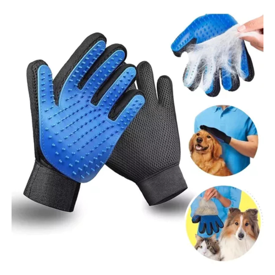 Luva Escova Nano Magnética Tira Pelos De Pet Cães E Gatos ATISEN  so mao direita em Oferta na Shopee