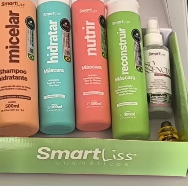 Cronograma capilar Smart Liss com 7 produtos Original