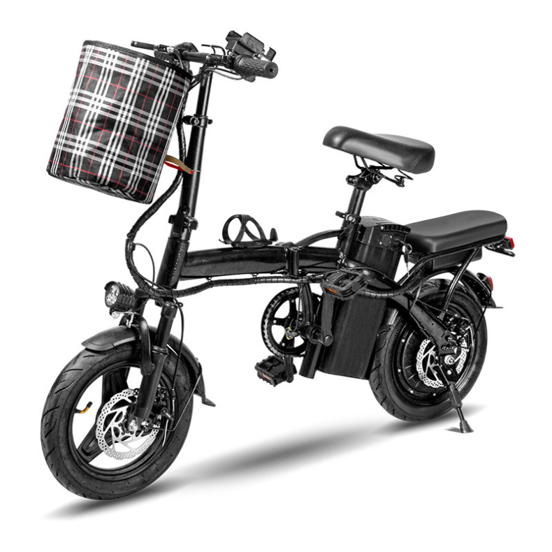 Bicicleta Elétrica 25km/h Dobravél Pedal W8 400w Autonomia 25km 48v 10ah