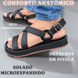 Sandália Papete Feminina para Caminhadas e Conforto Dunas em Oferta na Shopee