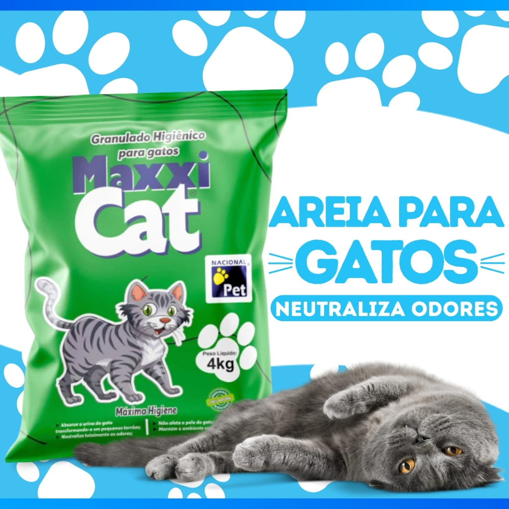 Areia Sanitária Higiênica Para Gatos Anti Odor Gatíssimo Pacote de 4kg · foto 2