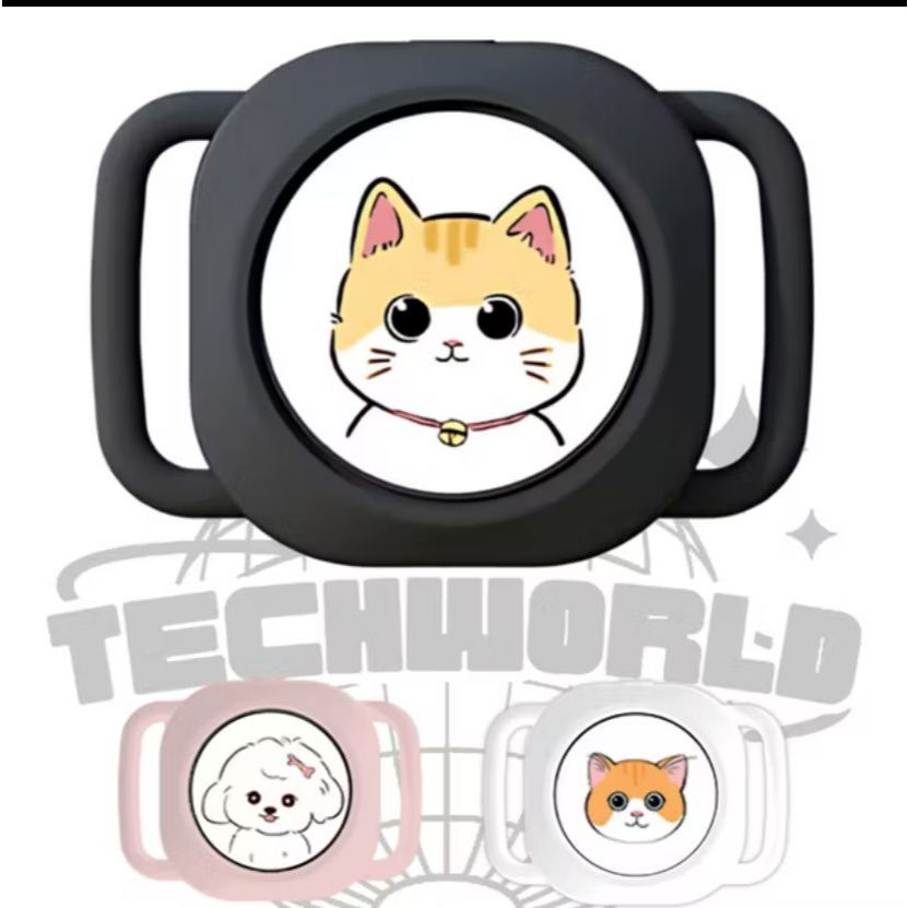 Rastreador Pet Inteligente com Coleira – Compatível com Apple Find My (iPhone, iPad, Mac) | MM-ATP