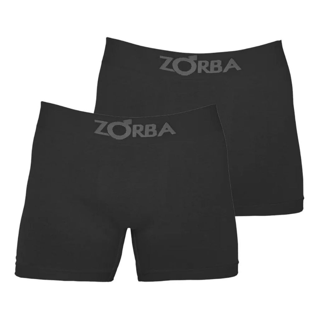 Kit Com 2 Cuecas Boxer Zorba 781 Algodão Sem Costura OLV