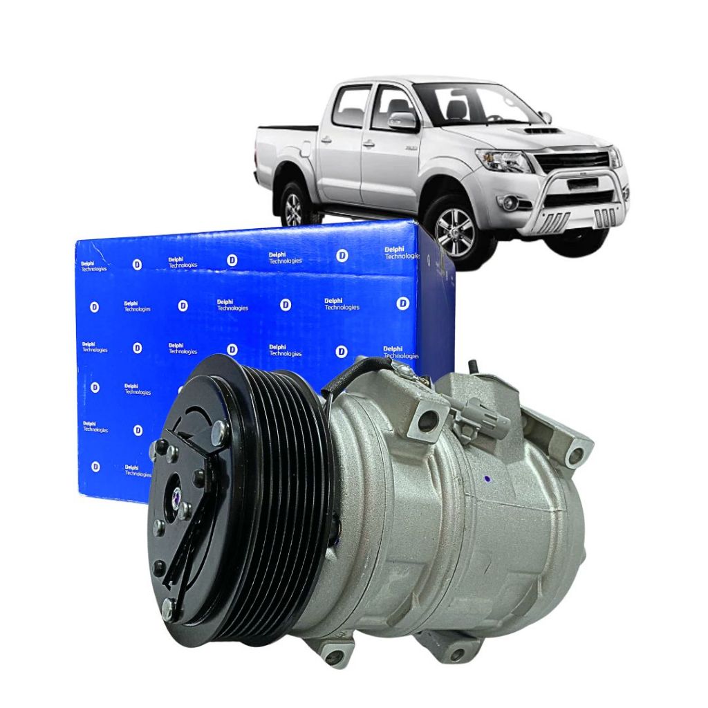 Compressor Ar Condicionado Para Hilux 2.5 2005 a 2011 Compressor Toyota Hilux Delphi 883200K390