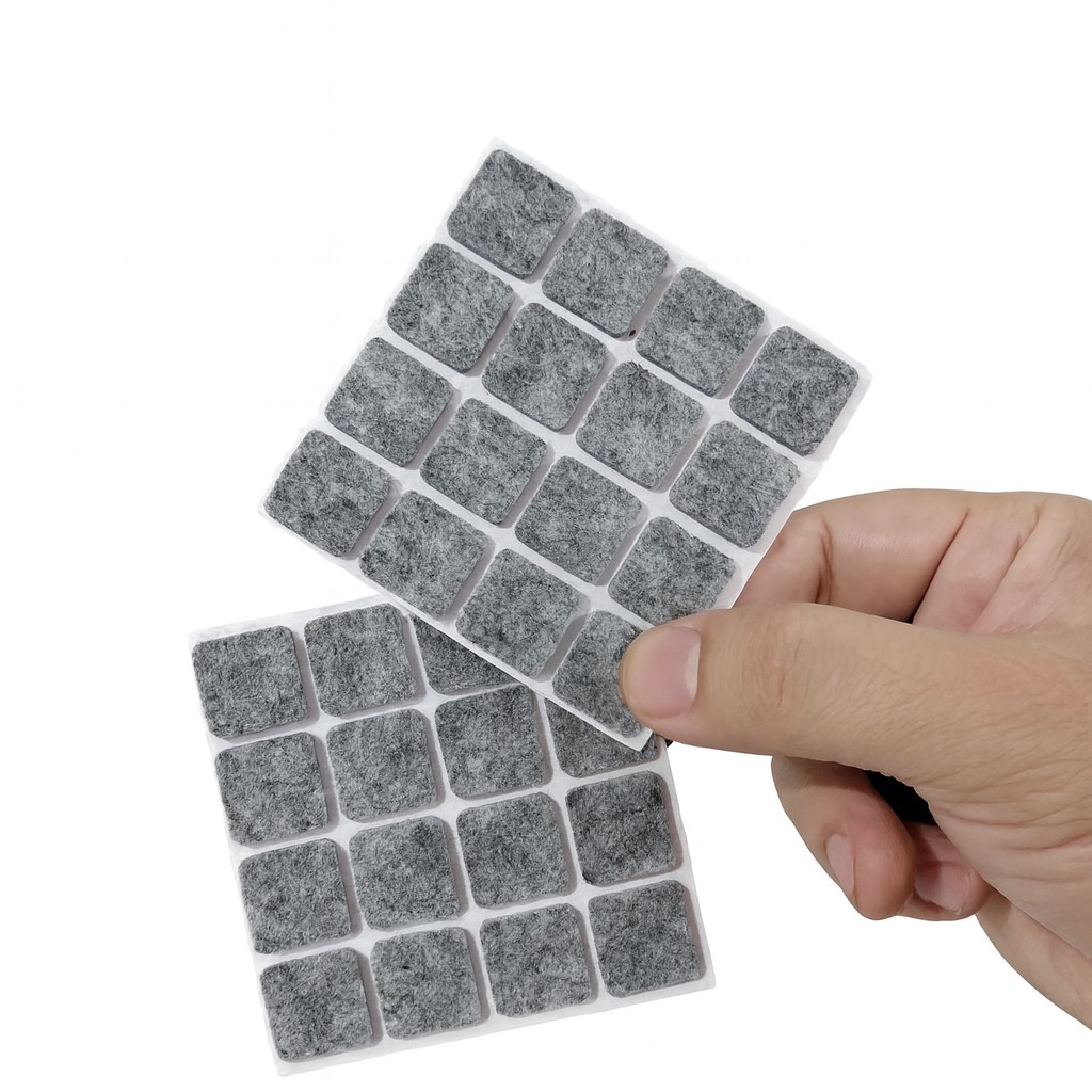 Kit 32 Protetor Anti Impacto De Feltro Adesivo Quadrado Pequeno Compacto 1,8x1,8cm Moveis Vasos Casa em Oferta na Shopee