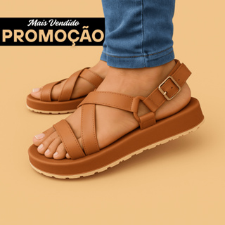 Sandália Feminina Básica Confortável e Moderna para Verão Dunas em Oferta na Shopee