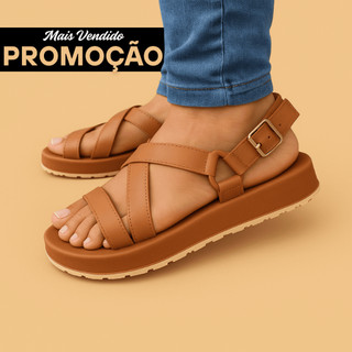Sandália Feminina Básica Confortável e Moderna para Verão Dunas