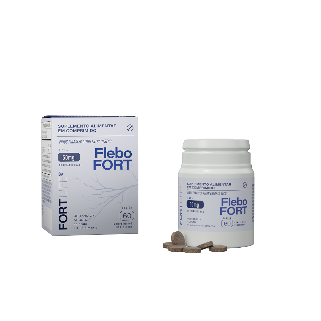 FleboFort (Pinus Pinaster) 50mg 60 Comprimidos FORTLIFE