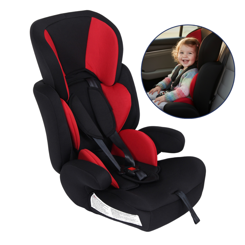 Cadeirinha Carro Booster Infantil Criança 9 A 36 Kg Vermelha Menino Menina Barato