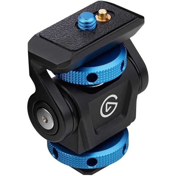 Suporte Equipamento Audiovisual Elgato Cold Shoe preto/azul  - 10AAR9901