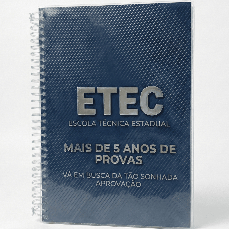 APOSTILA DE PROVA ETEC 2026 - Com mais de 5 ANOS de Provas + Gabaritos oficiais