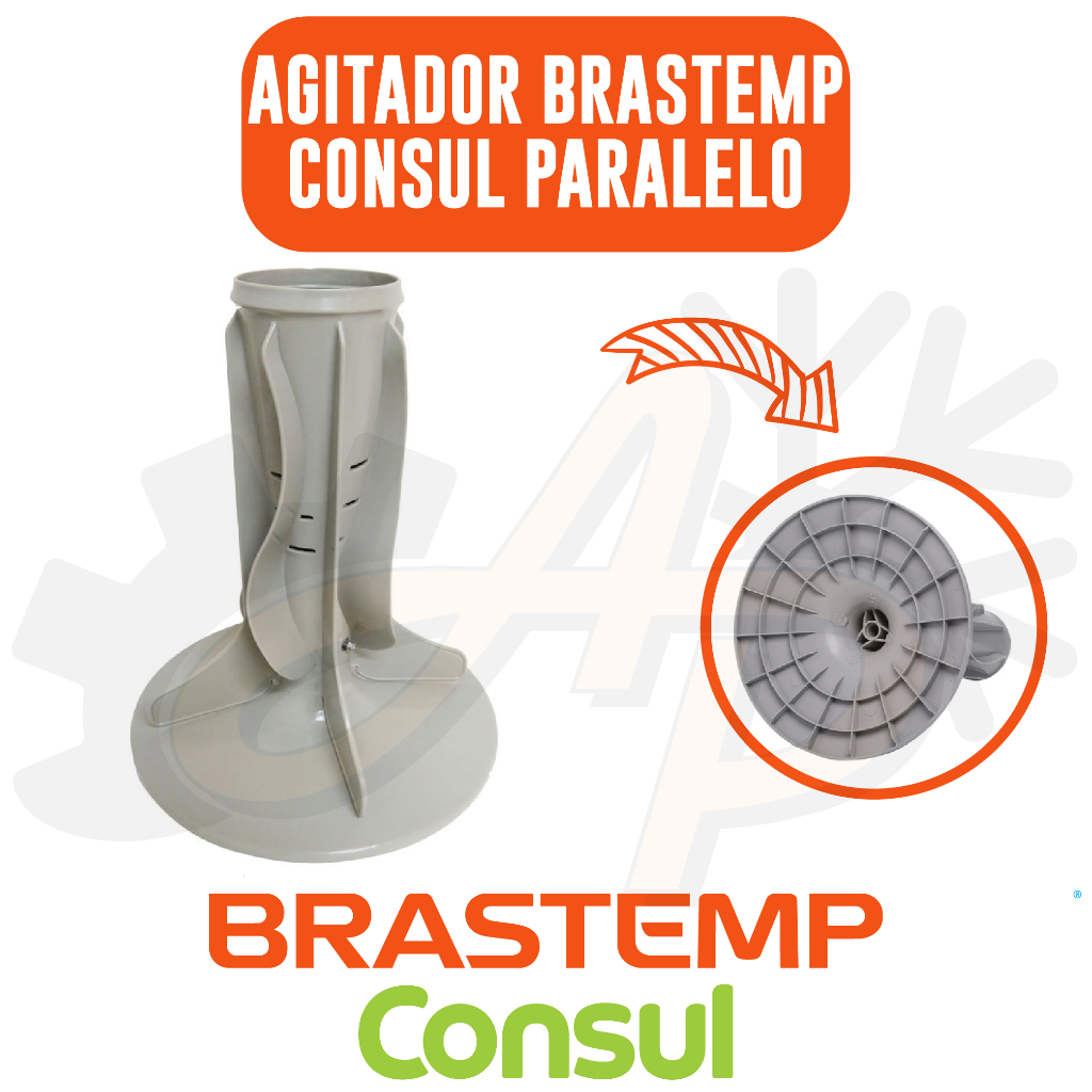 Agitador batedor Lavadora Consul Facilite Cwc10 Cwe10 Cwe11 SIMILAR Sem filtro