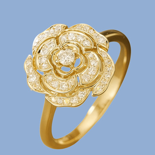 Anel Giratório Zen Pedra Anti Stress Ajustável Flor Redonda em Oferta na Shopee