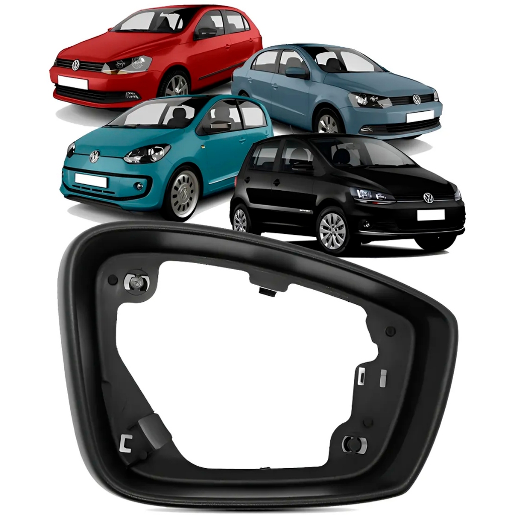 Aro Moldura Carcaça Retrovisor Gol Voyage G6 G7 Sem Furo Pisca