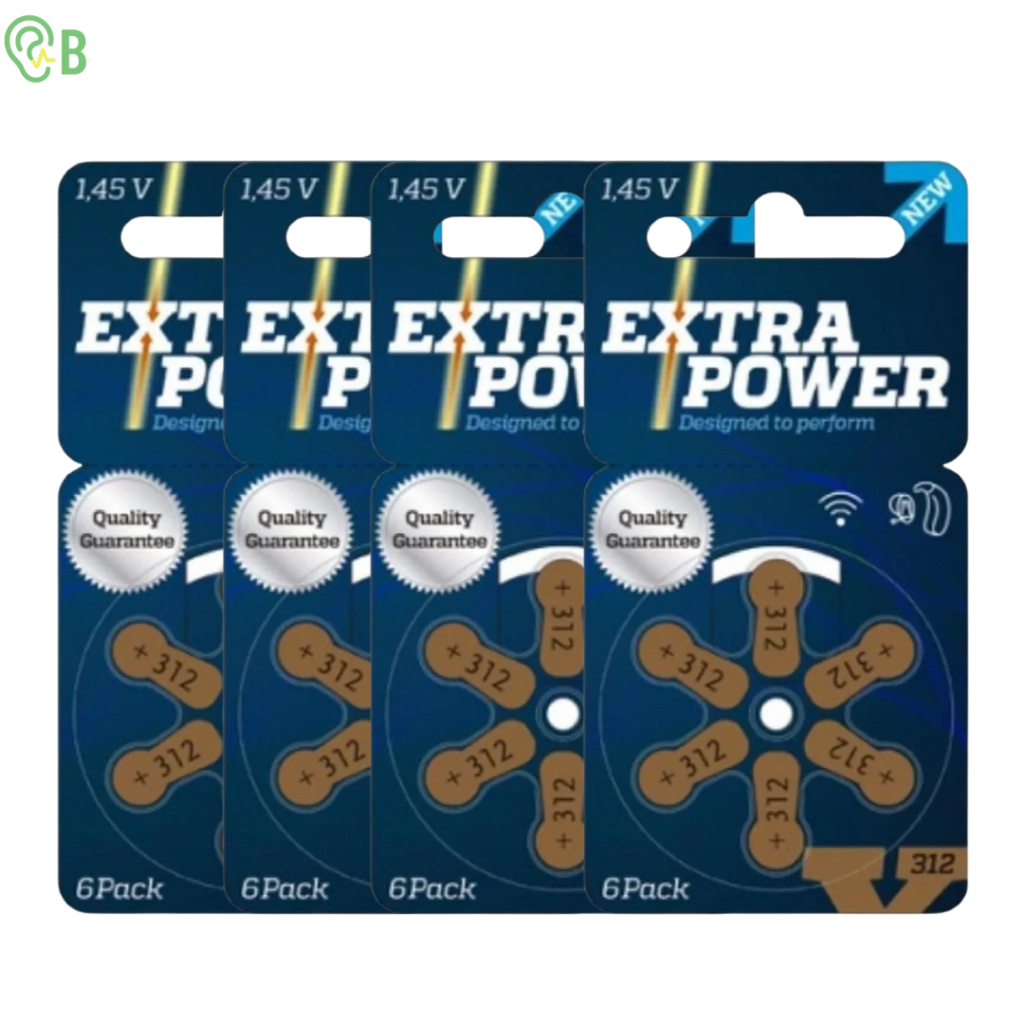 Bateria Auditiva Extra Power 312 PR41 – Kit Econômico com 4 Cartelas em Oferta na Shopee