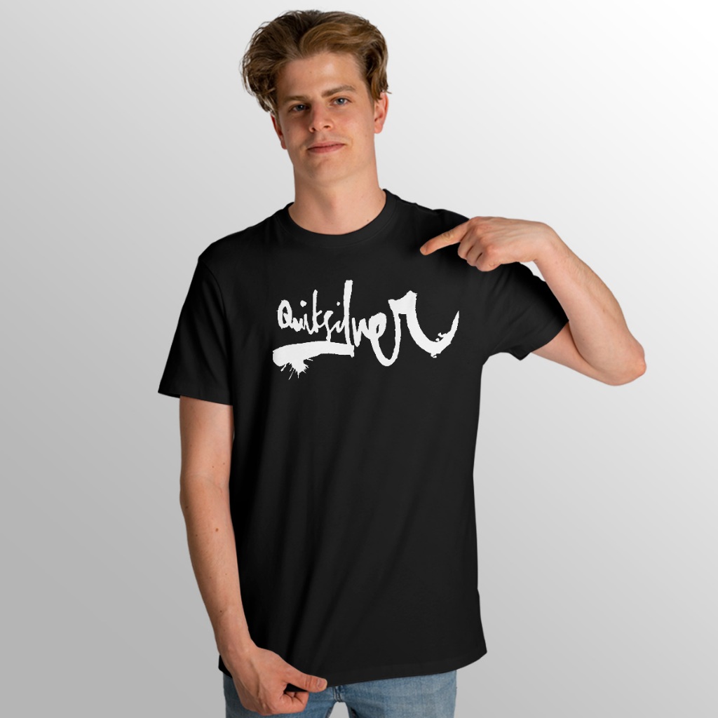 Camiseta Surf Quicksilver Personalizado Algodão 30.1 Penteado Premium Unissex