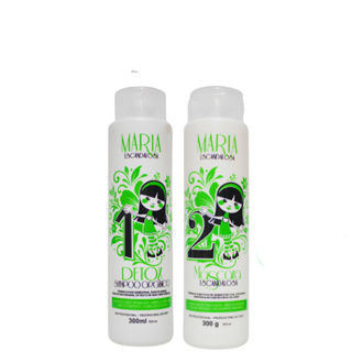 Maria Escandalosa Kit Redutora Orgânica Sem Formol 2x300ml em Oferta na Shopee