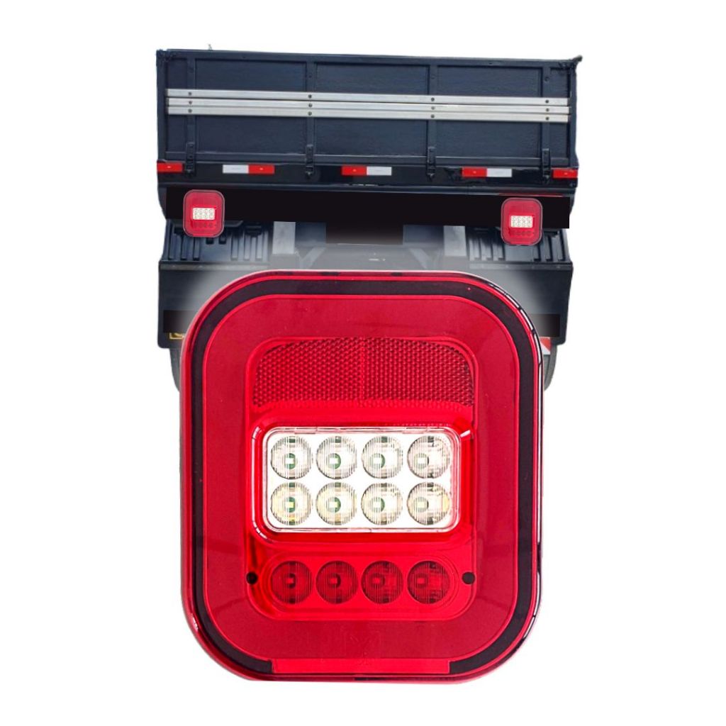 Lanterna Traseira Marmitão Para Caminhão Universal LED NIX 12v/24v Bivolt Lado Esquerdo Com Vigia em Oferta na Shopee