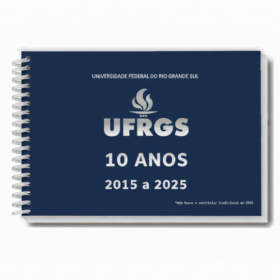 APOSTILA DE PROVA UFRGS 2025/2026 - Caderno de Provas + Gabarito + Folhas de Redação