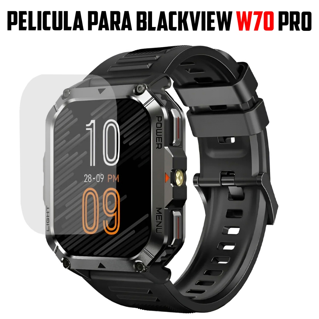 Pelicula de Hidrogel para Smartwatch Blackview W70 PRO gel Super Resistente promocao