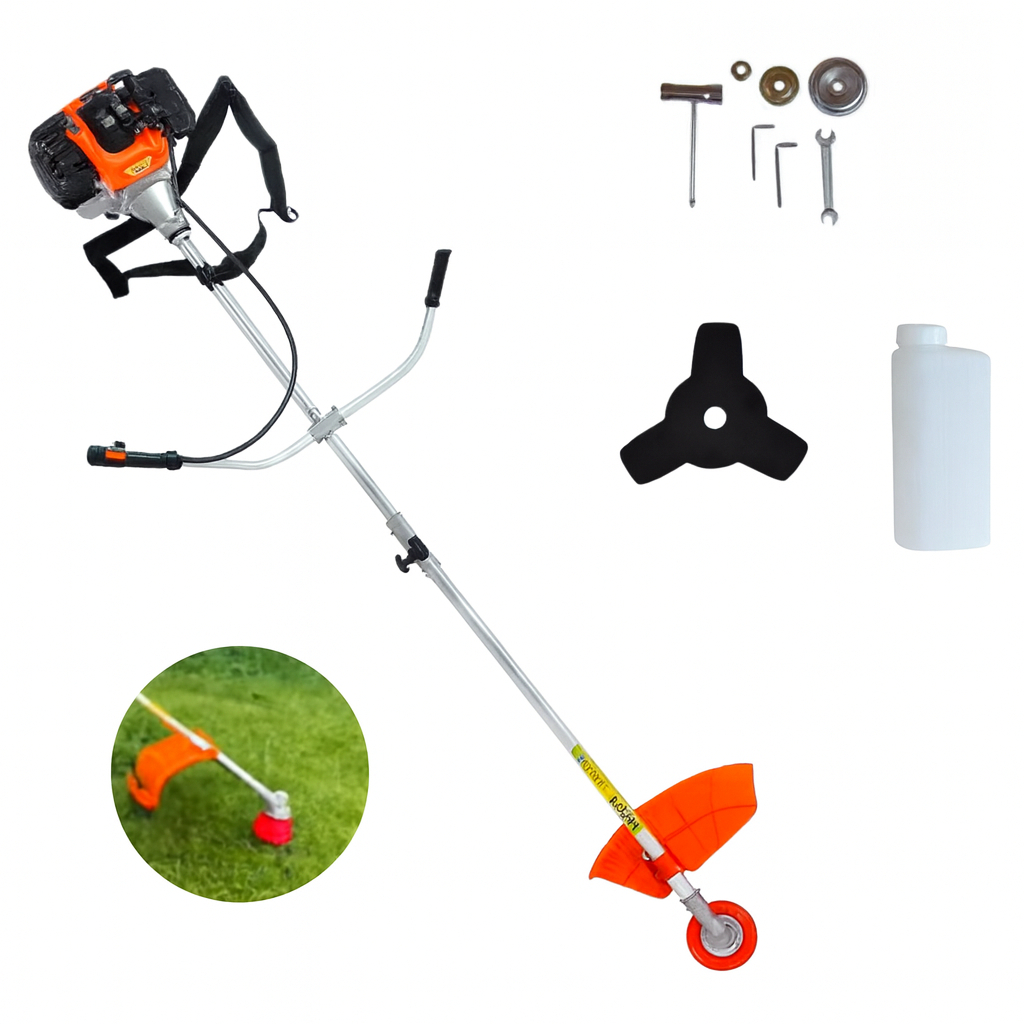 Cortador de Grama a Gasolina Completo Potente Profissional 62cc em Oferta na Shopee