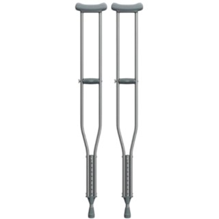 Muleta Axilar Mercur Tamanho M Ajustável em Alumínio em Oferta na Shopee