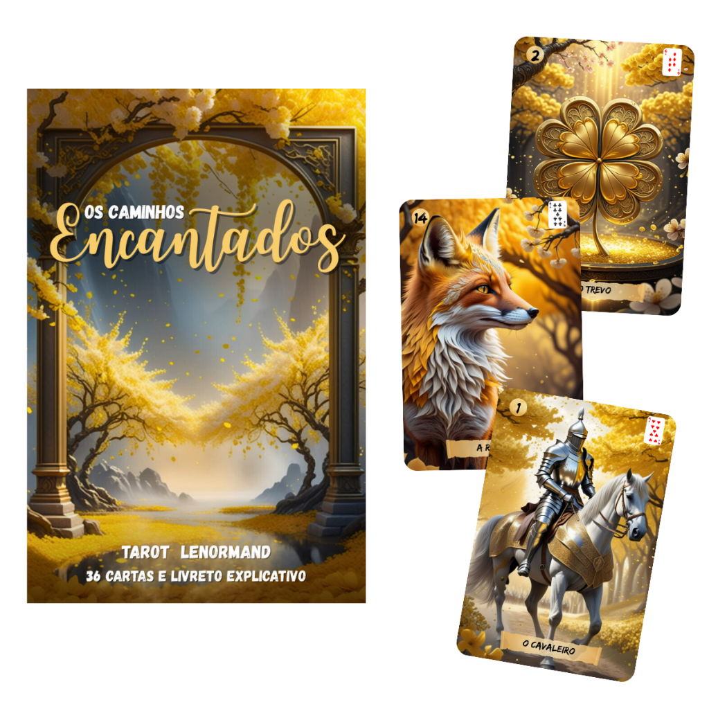 Baralho Cigano 36 Cartas Lenormand Os Caminhos Encantados 100% Plastificado