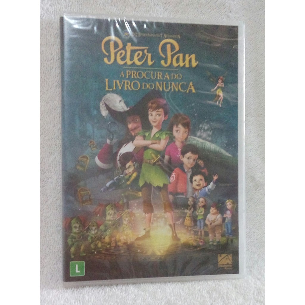 DVD - Peter Pan A Procura Do Livro Do Nunca - Original - Novo - Lacrado