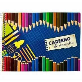 Caderno de Desenho 96 folhas Capa Dura A4 grande em Oferta na Shopee
