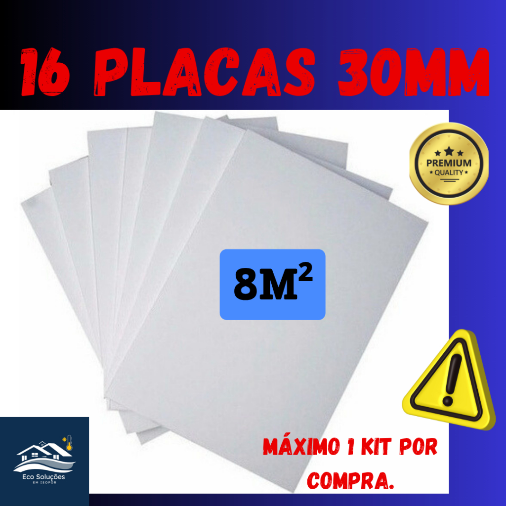 Placas de Isopor 30mm Anti chamas Para Forro Teto e parede 100CM X 50CM em Oferta na Shopee