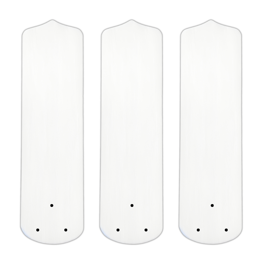 Jogo de Pás Original Lumi Lorensid Branca para Ventilador de Teto – Motor M1/M2 (3 Unidades)