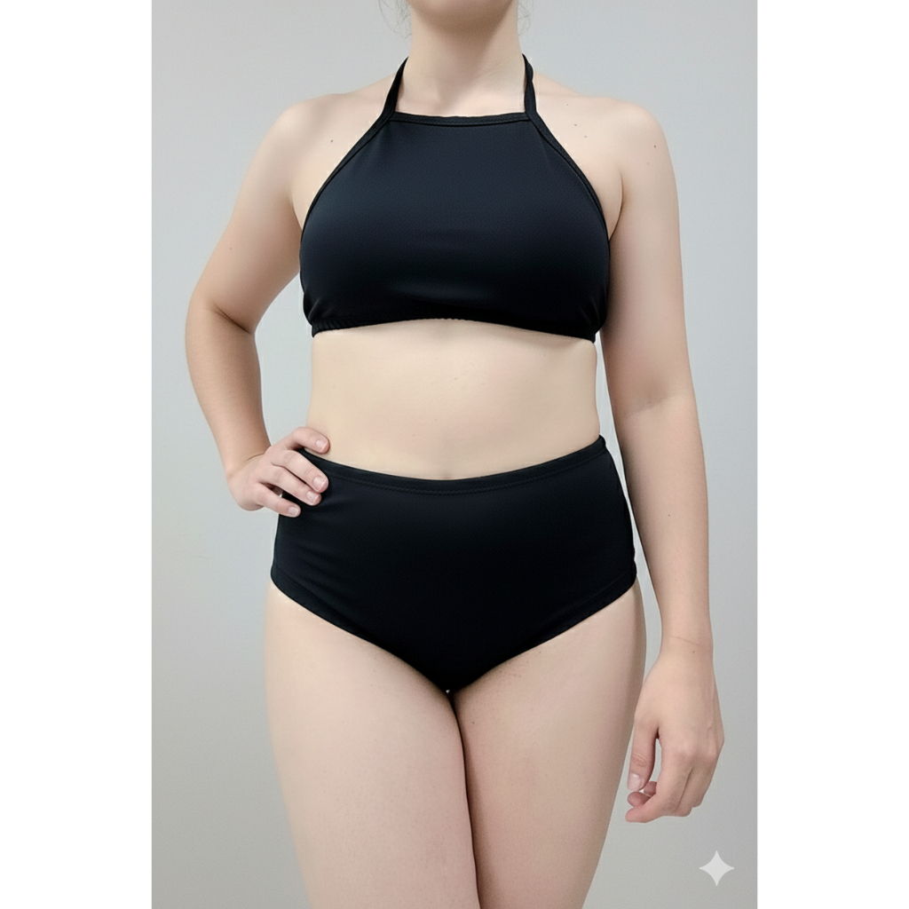 Biquini Sunkini Feminino Plus Size Com Bojo Cintura Média Alta Estampas Florais em Oferta na Shopee