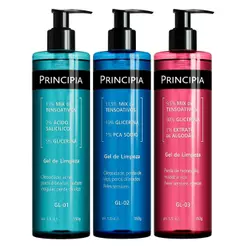 Principia Kit Trio Limpeza Facial Personalizada c/ GL-01 + GL-02 + GL-03 350g
