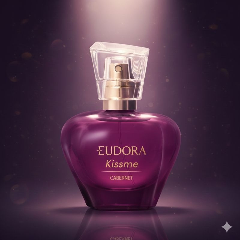 Perfume Eudora Kiss Me Cabernet 50ml em Oferta na Shopee