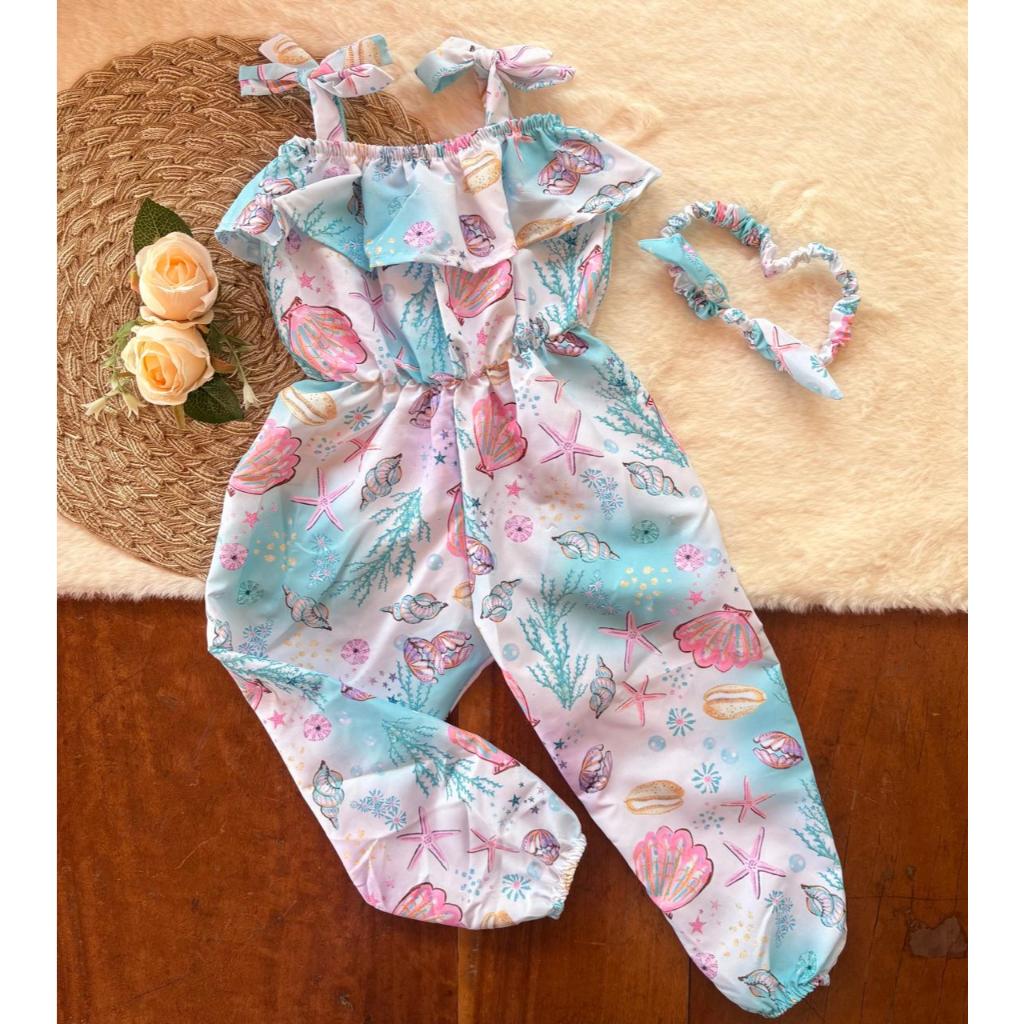 Macaquinho Infantil Feminino Menina Estampado | Moda infantil | 18 meses a 3 anos! em Oferta na Shopee